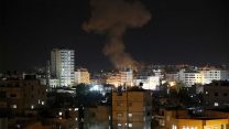 תקיפות צה"ל ברצועת עזה, 12 בנובמבר 2018 (AP Photo/Hatem Moussa)