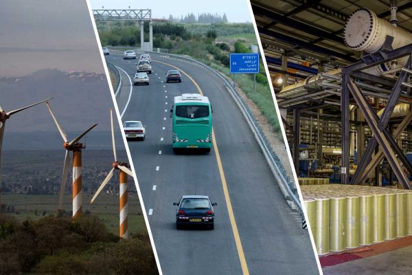 תשתיות במימון פרטי (צילום: הדס פרוש/ יוסי זליגר/ משה שי/ פלאש90)