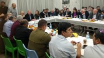 ישבה משותפת של ועדת החוץ והביטחון והוועדה לביקורת המדינה בשדרות (צילום: ניצן צבי כהן).