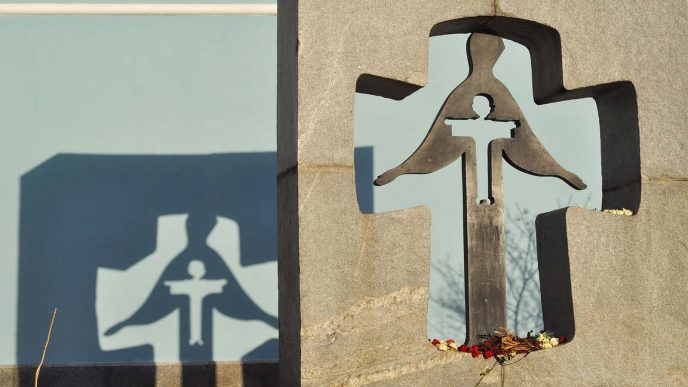 אנדרטה לזכר ה'הולודומור' באוקראינה