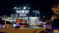 זירת הפיגוע בתחנת ארמון הנציב. (צילום: קבוצת מדברים תקשורת)