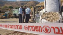 זירת האירוע בטבריה בה נמצאה גופת גבר, 6 בנובמבר 2018. (צילום: דוברות המשטרה)