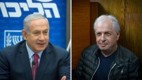 שאול אלוביץ ורה"מ נתניהו (צילום: מרים אלטשר/פלאש90)