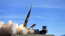 ניסוי טילים של צבא אירן (צילום: Iranian Army via AP).