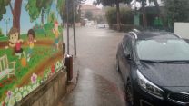 הגן שהוצף ברחובות (צילום: איחוד הצלה)