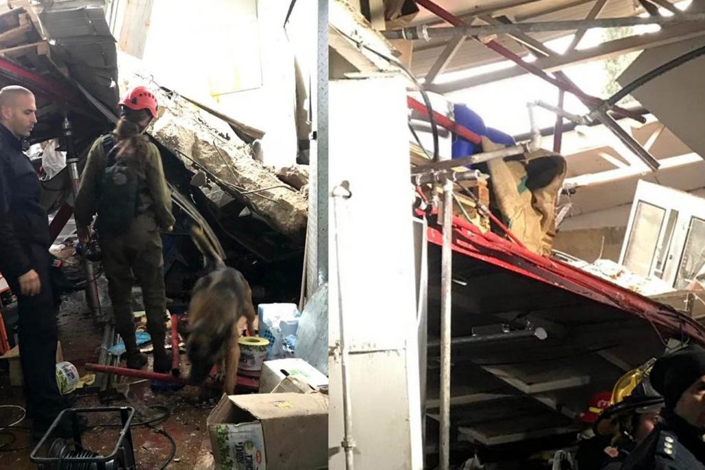קיר שנבנה בצורה לא חוקית קרס על פועל במפעל באיזור תעשיה עטרות (דוברות המשטרה) קיר שנבנה בצורה לא חוקית קרס על פועל במפעל באיזור תעשיה עטרות (דוברות המשטרה)