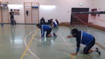משחק הידידות בכדורשער בין שחקני מכבי ב"ש וקבוצת הכדורשער של בית העיוור