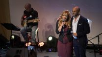 נאוה בוקר ואייל גולן בטקס בכנסת, 11 לדצמבר 2018 (הדס פרוש/פלאש90)