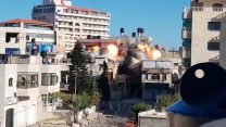 מבצע הרס בית משפחת המחבל איסלאם יוסף אבו חמיד ממחנה הפליטים אל עמרי (צילום: דובר צה״ל).