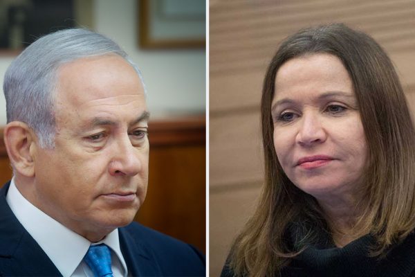 ח"כ יחימוביץ' יו"ר ועדת הביקורת וראש הממשלה בנימין נתניהו (צילום: מארק ישראל סלם/מרים אלטשר/פלאש90)