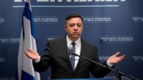 אבי גבאי במסיבת עיתונאים 18 בדצמבר 2018 (צילום:יונתן זינדל/פלאש90)