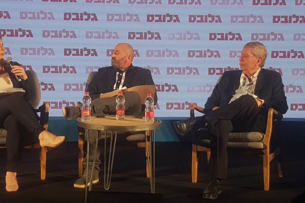 תמיר פרדו, ראש המוסד לשעבר (מימין), בוועידת גלובס (צילום: אייל יצהר גלובס)