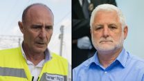 יו"ר דירקטוריון הרכבת דן הראל ומנכ"ל הרכבת שחר אילון (צילום: הדס פרוש/יונתן זינדל/פלאש90)