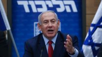 "ביבי או טיבי". רה"מ נתניהו בישיבת סיעת הליכוד. 24 בדצמבר 2018 (צילום: יונתן זינדל/פלאש90)