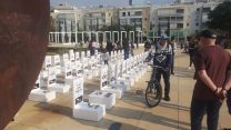 מחאת המסעדנים בכיכר הבימה (צילום: עידן וייצמן)