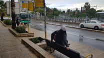 גשם קל בחיפה (צילום ארכיון: יאיר ויטמן)