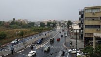 תל אביב בגשם. צילום: ספי קרופסקי)