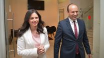 נפתלי בנט ואיילת שקד. 29 בדצמבר 2018 (צילום: יוסי זליגר/פלאש90)