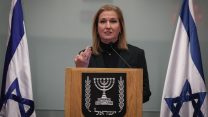 ציפי לבני במסיבת העיתונאים לאחר פירוק המחנה הציוני. 1 בינואר 2019 (צילום: יונתן זינדל/ פלאש 90).
