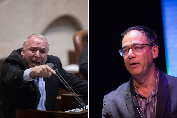 פרקליט המדינה שי ניצן ויו"ר הקואליציה דוד אמסלם. (צילום: יונתן זינדל/הדס פרוש/פלאש90)