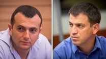 שאול מרידור ראש אגף התקציבים באוצר ושי באב"ד מנכ"ל משרד האוצר (יונתן זינדל/הדס פרוש /פלאש90)