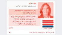 מירי רגב, מתוך 'המשרוקית'