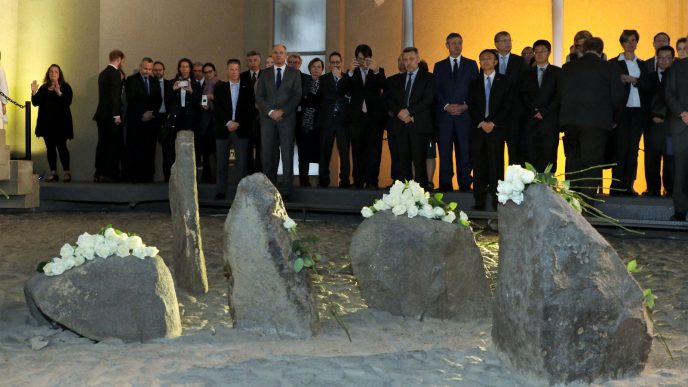 אירוע לציון יום השואה הבינלאומי 2019 נערך במכון משואה. (צילום: סהר אורן).