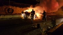 תאונת הדרכים הקטלנית בצומת הצ'ק פויינט, 11 בינואר 2019 (צילום: דוברות המשטרה)