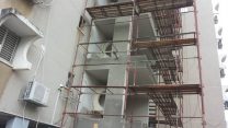 תאונת עבודה שהובילה לפציעה קשה של עובד באתר בנייה של חברת 'שלי ובניו' בבאר שבע, דצמבר 2016 (צילום: משרד העבודה והרווחה)