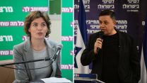 יו"ר העבודה גבאי ויו"ר מרץ זנדברג (צילום:תומר ניוברג/יונתן זינדל/פלאש90)