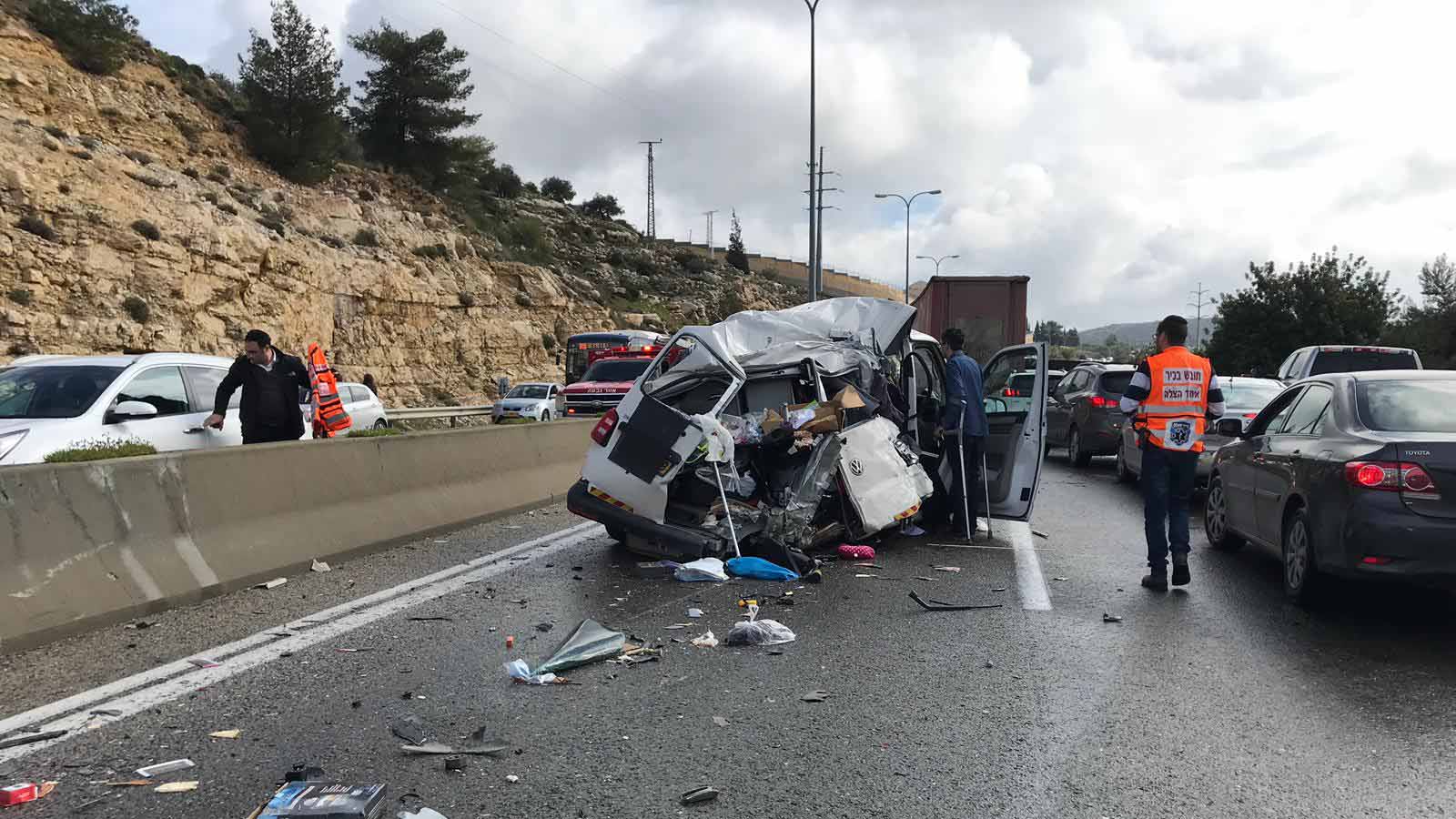 תאונה בכביש 443 (דוברות המשטרה)