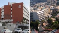 חדרי המיון המצטיינים: מעייני הישועה בבני ברק (משמאל) ובני ציון בחיפה (Gellerj/ ויקימדיה | ד"ר אבישי טייכר, מתוך וויקיפיקי)