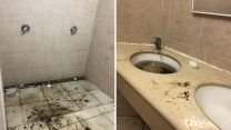 המצב המזעזע באצטדיון וסרמיל בו אירחה הפועל באר שבע את אס"א תל אביב (ללא קרדיט)