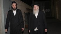סגן שר הבריאות ליצמן יוצא מפגישה ברבנות הראשית בירושלים. 14 בפברואר 2019 (צילום: יונתן זינדל/פלאש90)