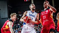 נבחרת ישראל מול גרמניה (צילום: איגוד הכדורסל בישראל)