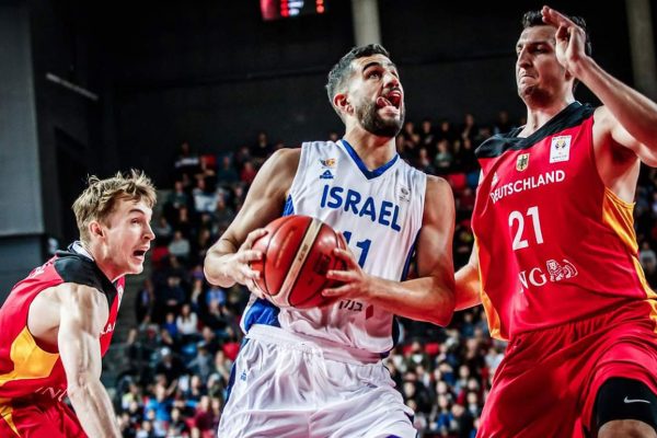 נבחרת ישראל מול גרמניה (צילום: איגוד הכדורסל בישראל)