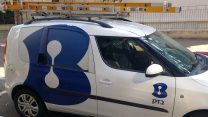 ניידת שירות של "בזק" (צילום: יאיר ויטמן).
