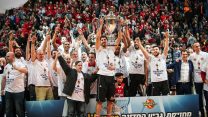 הפועל ירושלים מחזיקת גביע המדינה לעונת 2018/19 (קרדיט: איגוד הכדורסל בישראל)