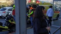 חשד לפיגוע דקירה בשכונת גילה בירושלים. (צילום: מד"א)