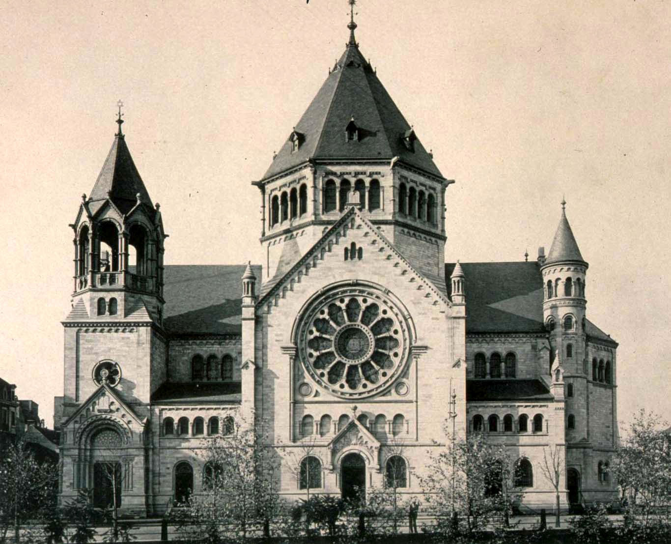 בית הכנסת הישן בשטרסבורג (צילום: Inconnu, vers 1898/ ויקימדיה)