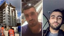 נאסר בסול (מימין) ודאמן ג׳ול ג׳מאל טאטור (מהמרכז) מהכפר ריינה לצד זירת התאונה בחריש (צילום: הפורום למניעת תאונות עבודה, איחוד הצלה)