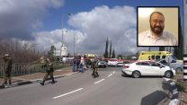 הרב אחיעד אטינגר ז"ל, זירת הפיגוע באריאל, 17 במרץ 2019 (צילום: 'בלב החדשות'/ נדב גולדשטיין/TPS)
