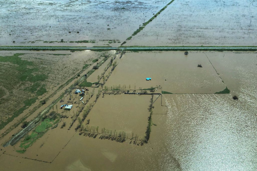 אזורים מוצפים בעיר ביירה, מוזמביק בעקבות הסופה הטרופית 'אידאי'. 21 במרץ 2019 (Photo by Max Bearak/The Washington Post via Getty Images)