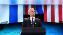 גנץ נואם בוועידת אייפאק (צילום: AIPAC)