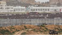 הפגנות צעדת השיבה מול גדר הגבול עם רצועת עזה. 30 במרץ 2019 (צילום: נעם ריבקין פנטון/פלאש90)