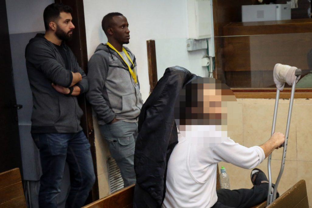 החשוד במעורבות ברצח יסמין רז ז"ל מובא להארכת מעצר בבית משפט השלום בתל אביב 1 באפריל 2019 (צילום: פלאש90)