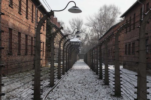 מחנה הריכוז אושוויץ-בירקנאו (צילום: יצחק הררי/פלאש90)