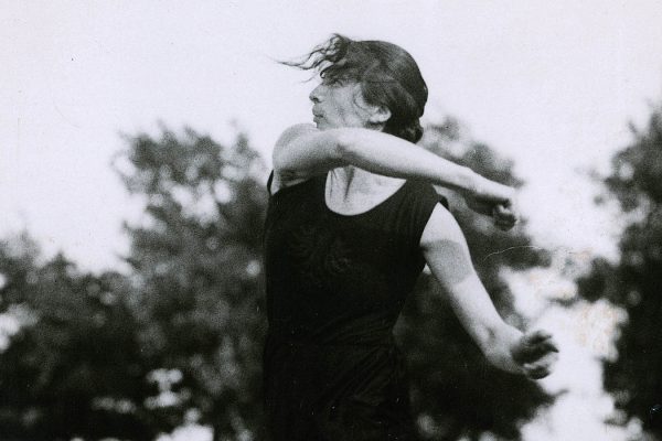 הספורטאית היהודייה-גרמניה לילי חנוך בתחרות. 23 ביוני 1928 (Photo by ullstein bild via Getty Images)