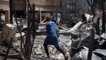 מושב מבוא מודיעים לאחר השריפה. (צילום: הדס פרוש/פלאש)