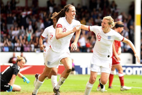 נבחרת הנשים של אנגליה, במשחק ידידות לקראת מונדיאל 2019 25 במאי 2019 (Photo by Nathan Stirk/Getty Images)